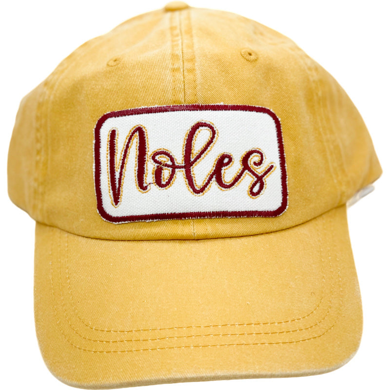 Embroidered Hat-Noles (Double Script)